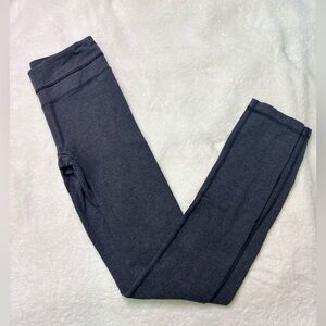 Grey Lululemon Full Length Leggings - Size 2